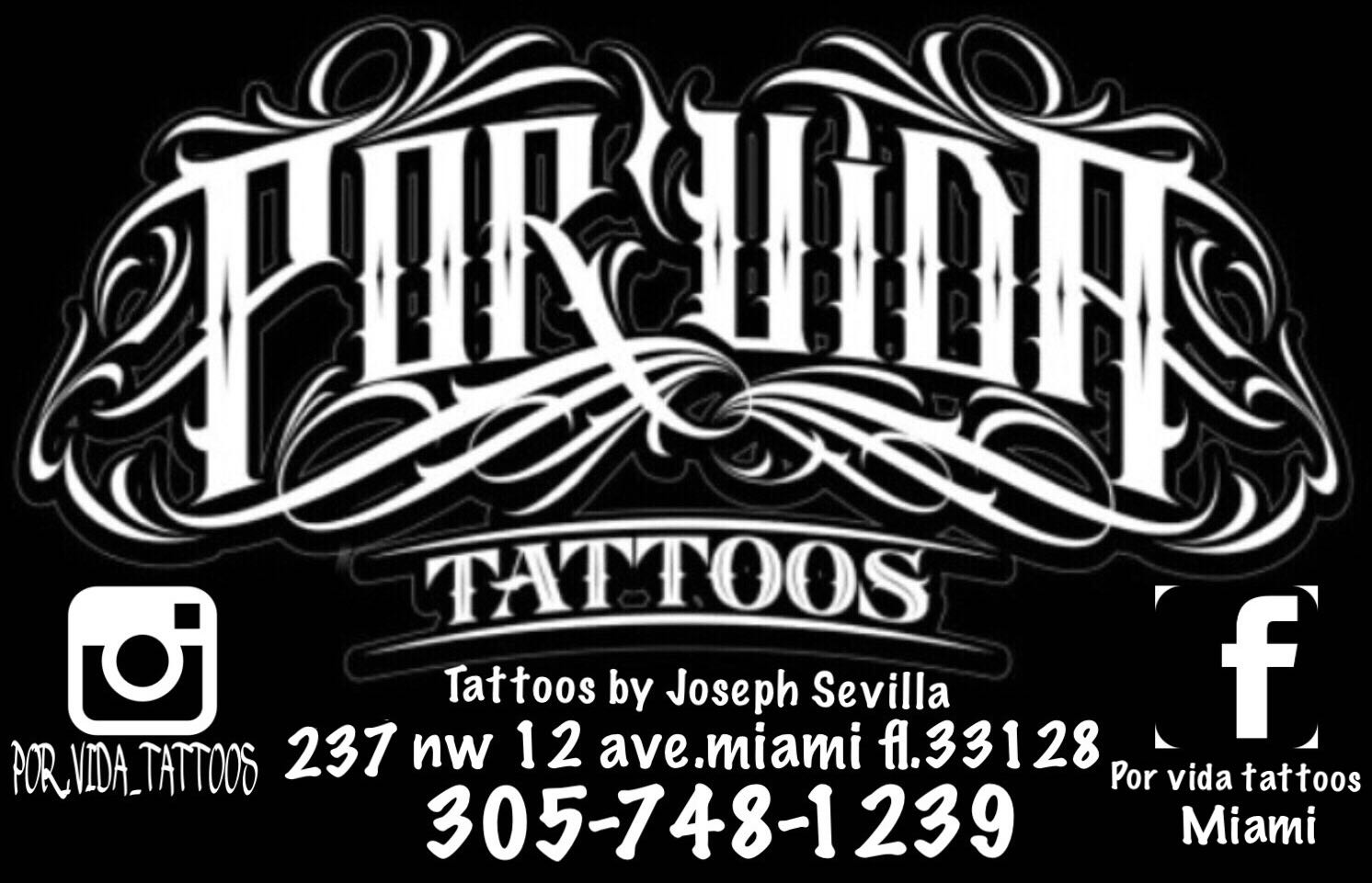 por vida tattoos miami